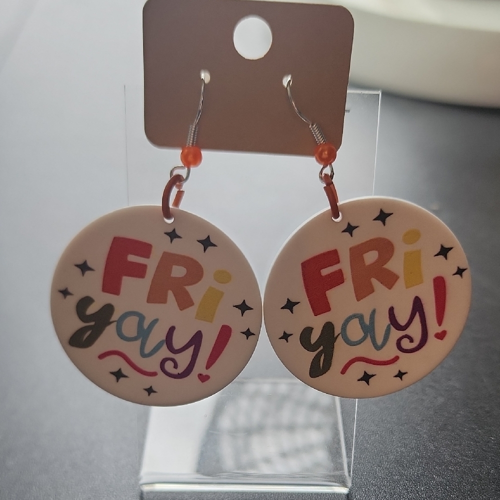 Fri Yay! Earrings 1